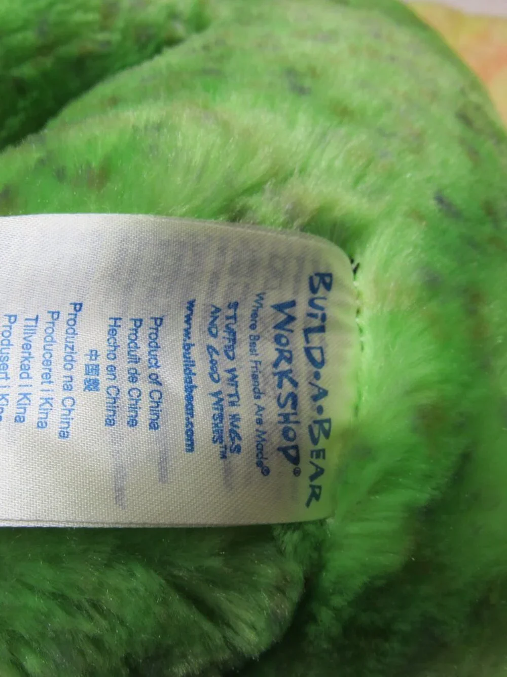 Build-A-Bear Workshop Dinosaur Plush Toy Set of 2 Green T-Rex & Orange Raptor